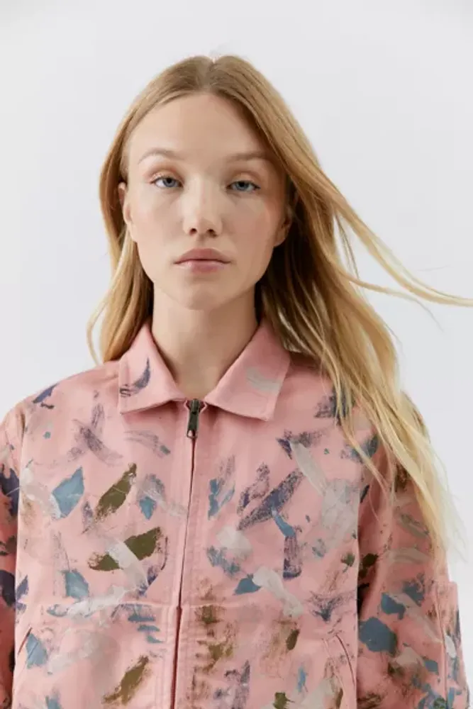 Urban Outfitters Dickies X Urban Renewal Remade Paint Zip Jacket Mall