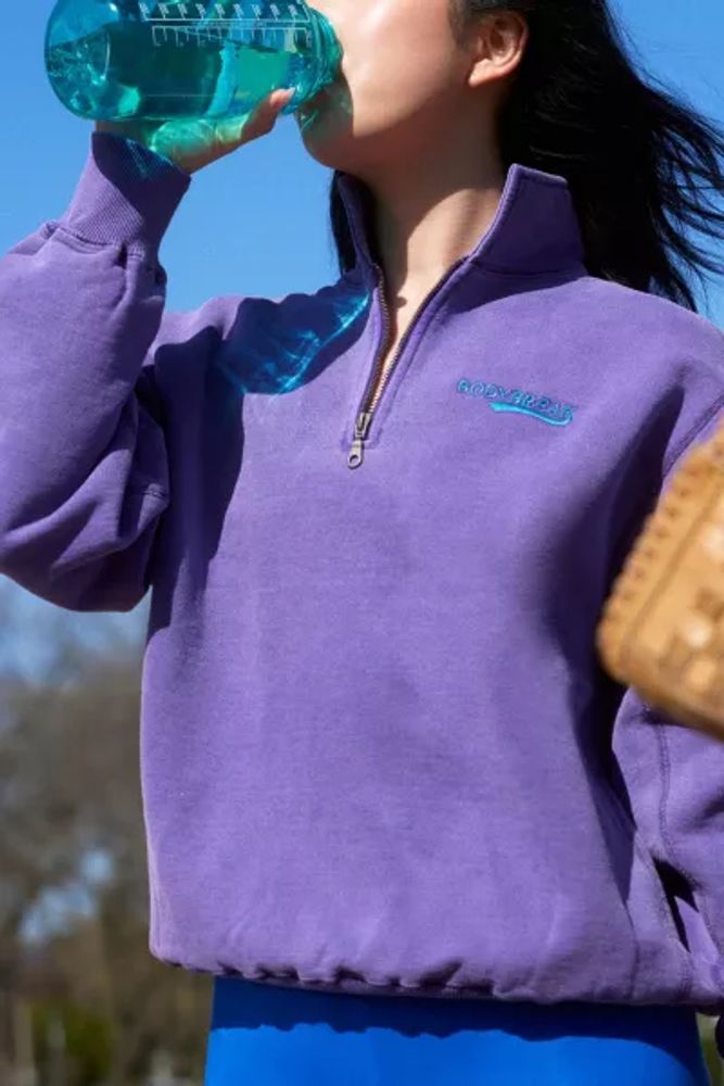 Retro quarter zip discount sweatshirt