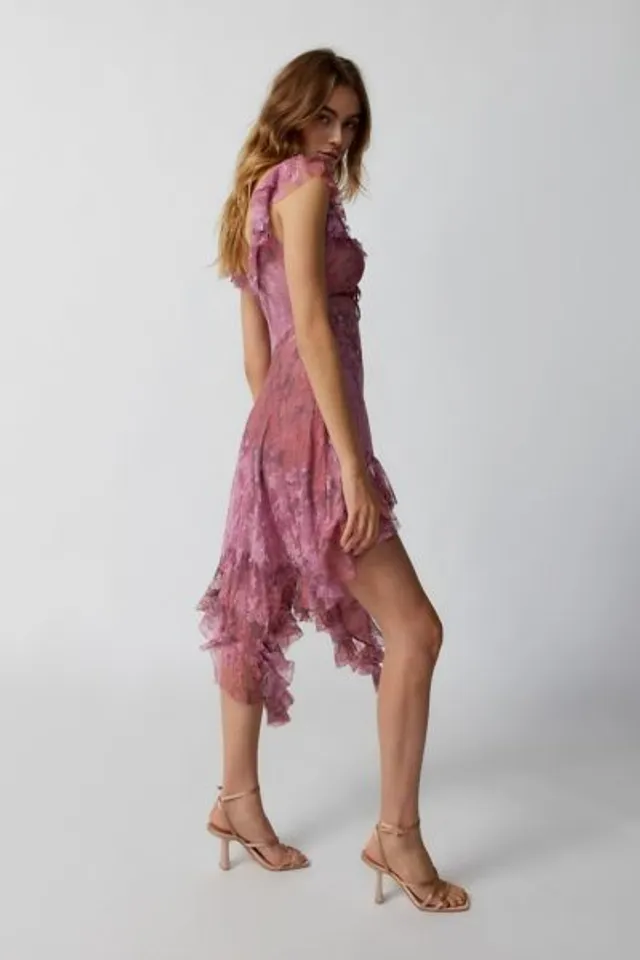 Sister Jane Barn Flower Jacquard Midi Dress | The Summit