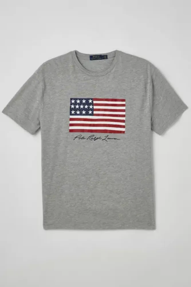 Urban Outfitters Polo Ralph Lauren American Flag Tee | Pacific City