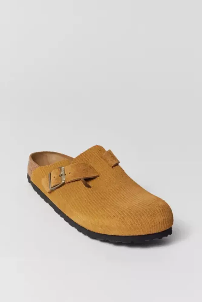 Urban Outfitters Birkenstock Boston Suede Embossed Corduroy Clog