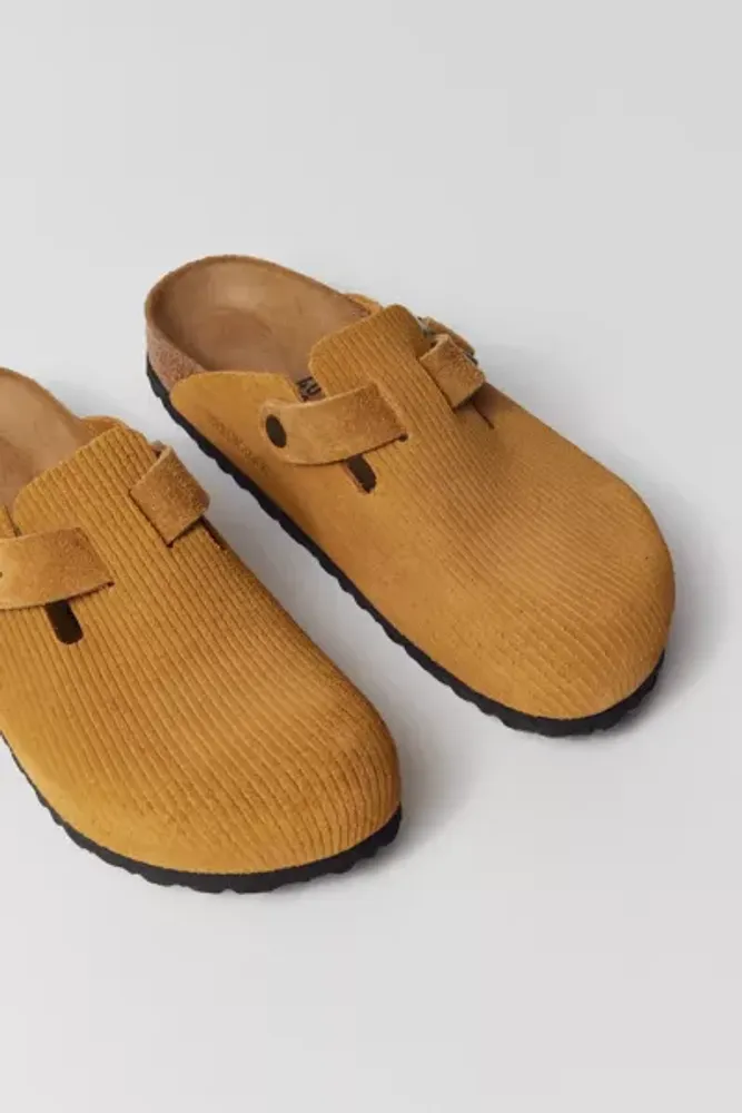 Birkenstock Boston Suede Embossed Corduroy Clog