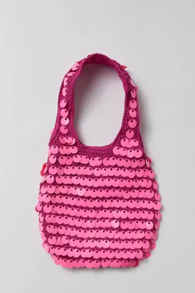 Sequin Embellished Hobo Bag main image 1