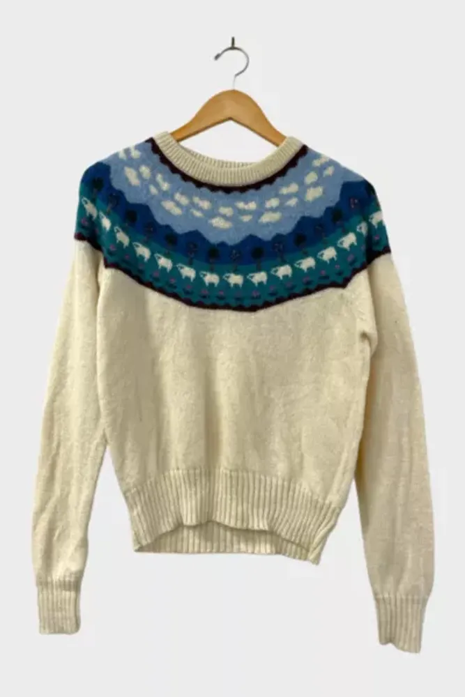 Burberry top sheep sweater