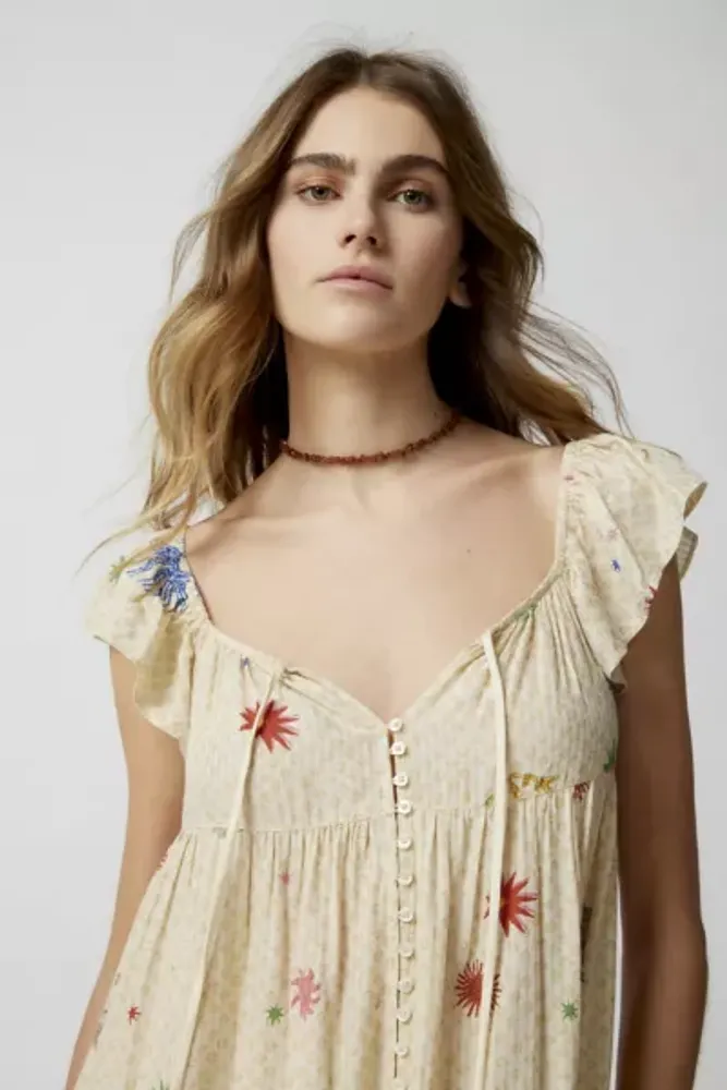 Urban Outfitters UO Gaby Embroidered Midi Dress Mall of America®