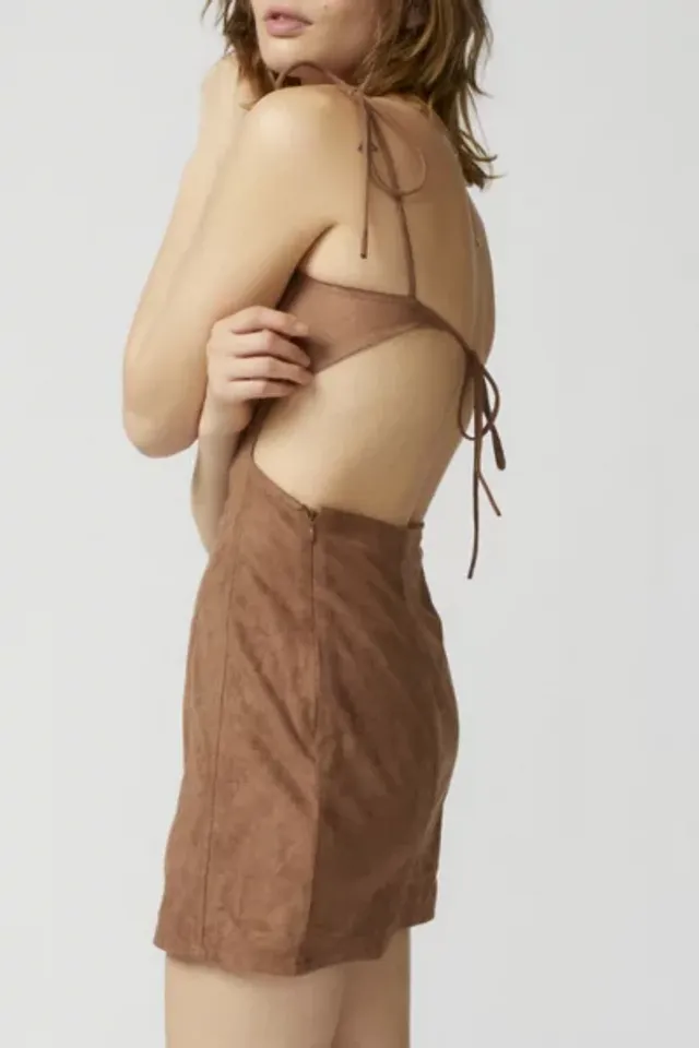 Urban Outfitters Lioness Diez Faux Suede Mini Dress | Pacific City