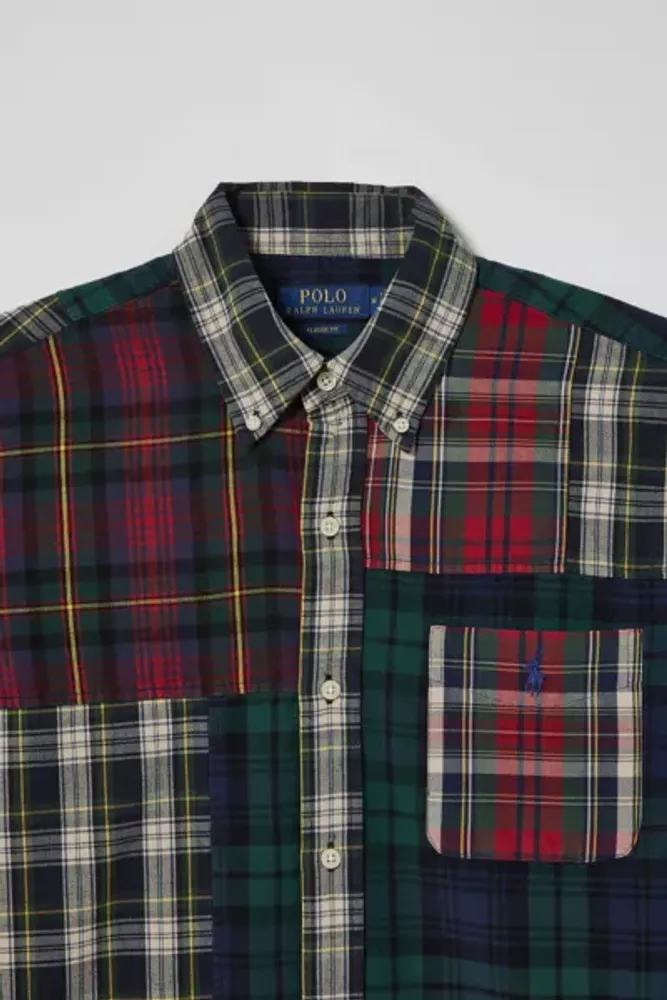 Ralph lauren patchwork sales flannel