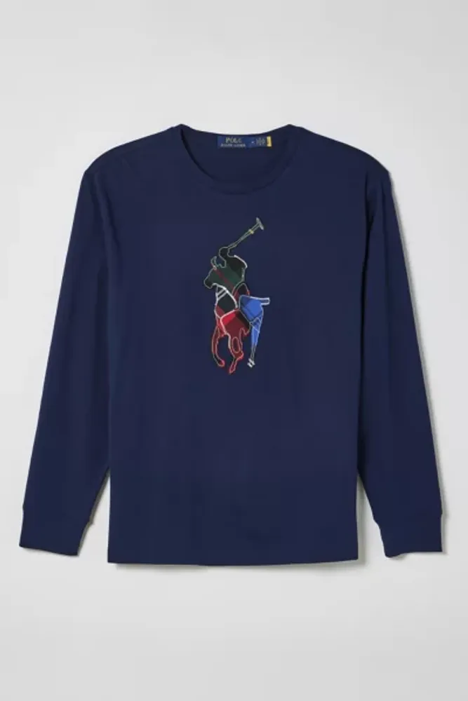 Urban Outfitters Polo Ralph Lauren Holiday Horse Long Sleeve Tee