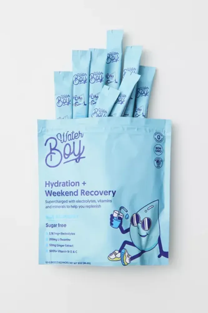 Urban Outfitters Waterboy Hydration + Weekend Recovery Drink Mix Mall