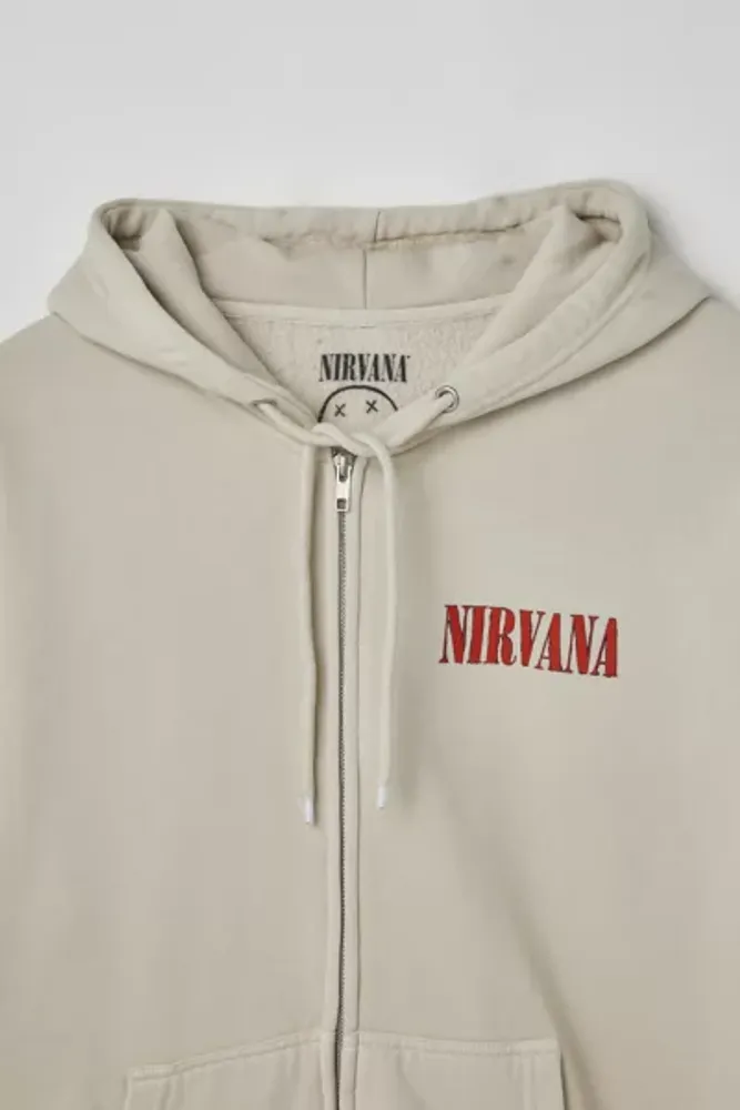 Urban Outfitters Nirvana Utero Full Zip Hoodie Sweatshirt Mall of