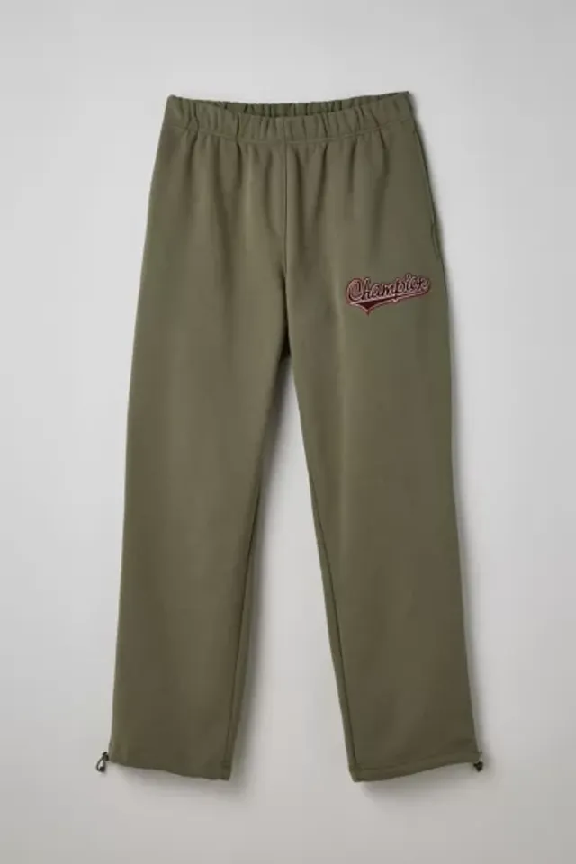 Olive green champion online sweatpants