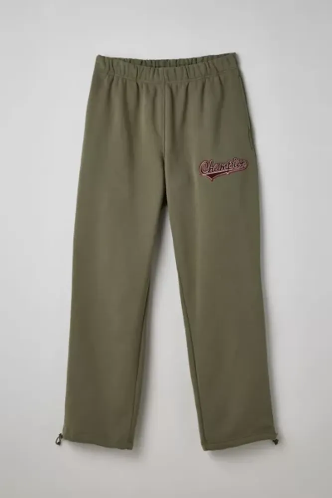 Olive green champion discount sweatpants