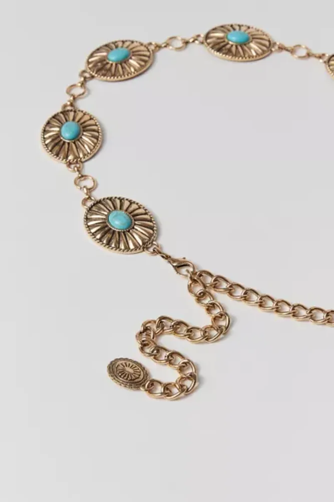 Urban Outfitters Turquoise Western Chain Belt Mall of America®