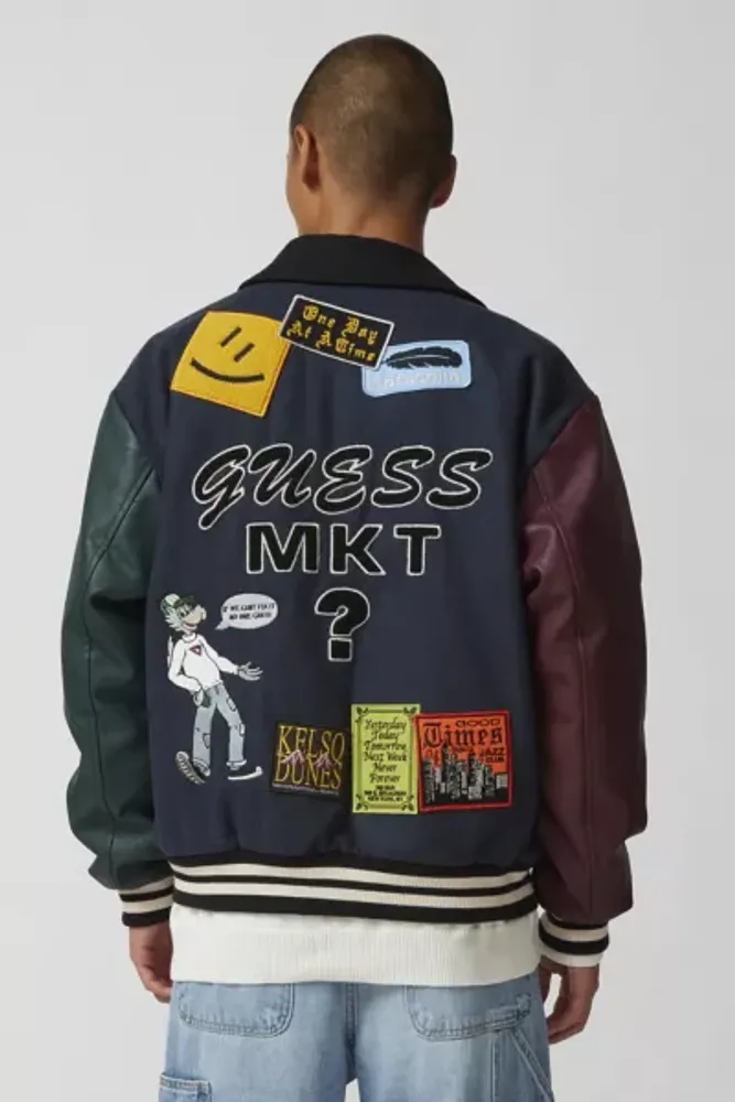 Urban Outfitters GUESS ORIGINALS X Market Letterman Jacket | Mall