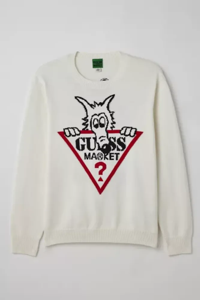 Guess discount cream sweatshirt