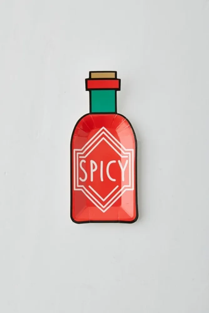 Urban Outfitters Spicy Bottle Canapé Disposable Plate Set | Mall of ...