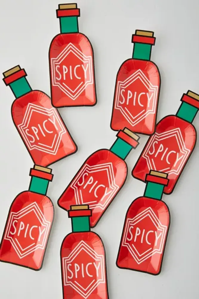 Urban Outfitters Spicy Bottle Canapé Disposable Plate Set Mall of