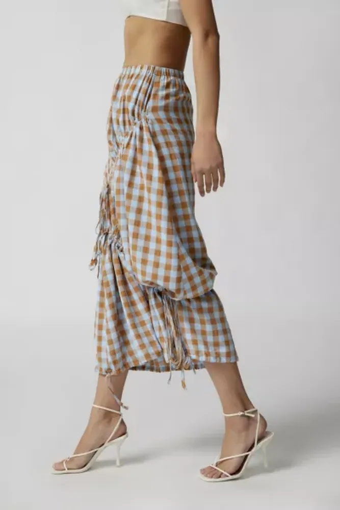 Uo gingham outlet skirt