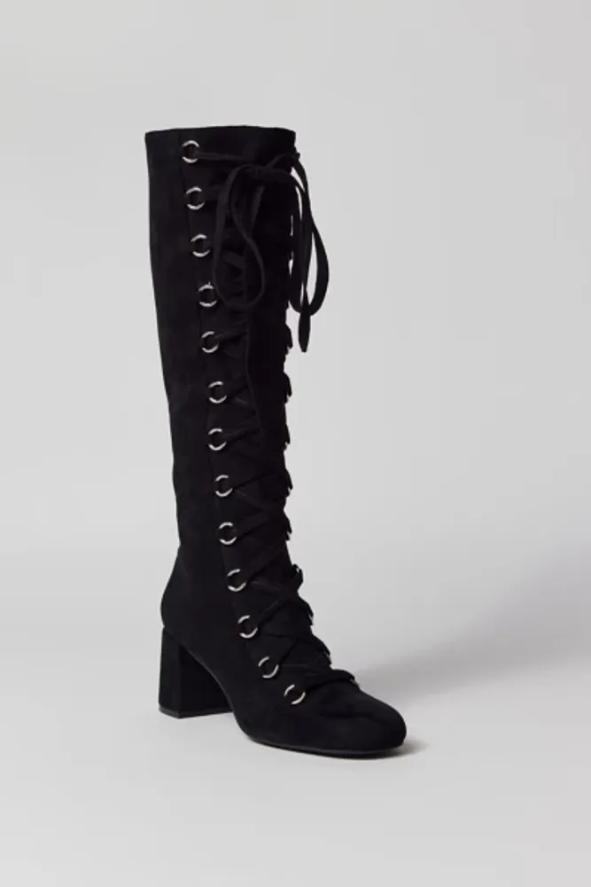 Jeffrey campbell knee outlet high lace up boots