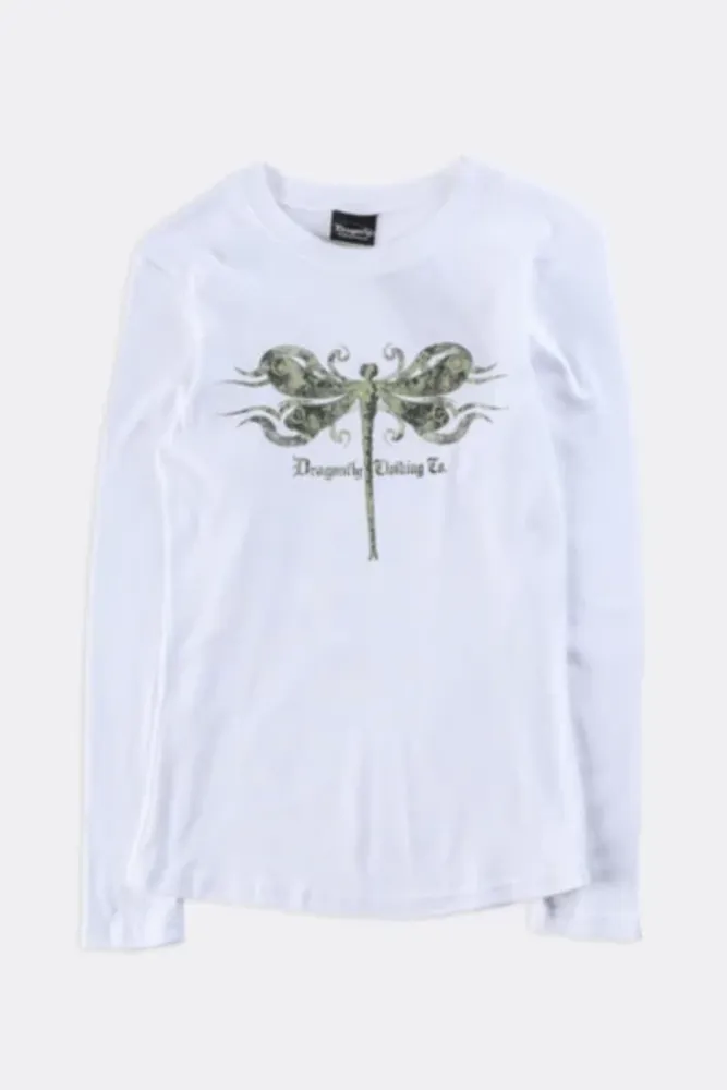 Urban Outfitters Deadstock Dragon Fly Longsleeve Baby Tee