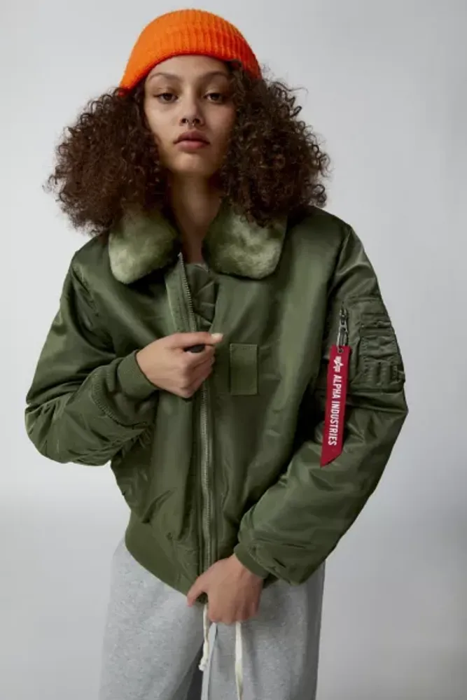 Alpha industries hooded bomber jacket best sale