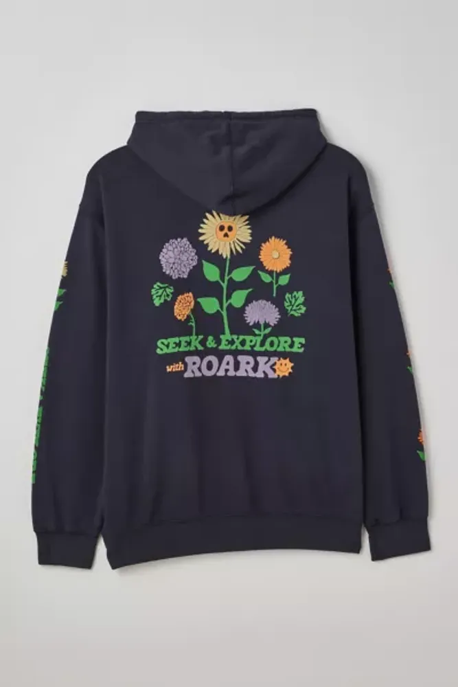 Urban Outfitters Roark Run Amok Seek & Explore Hoodie Sweatshirt