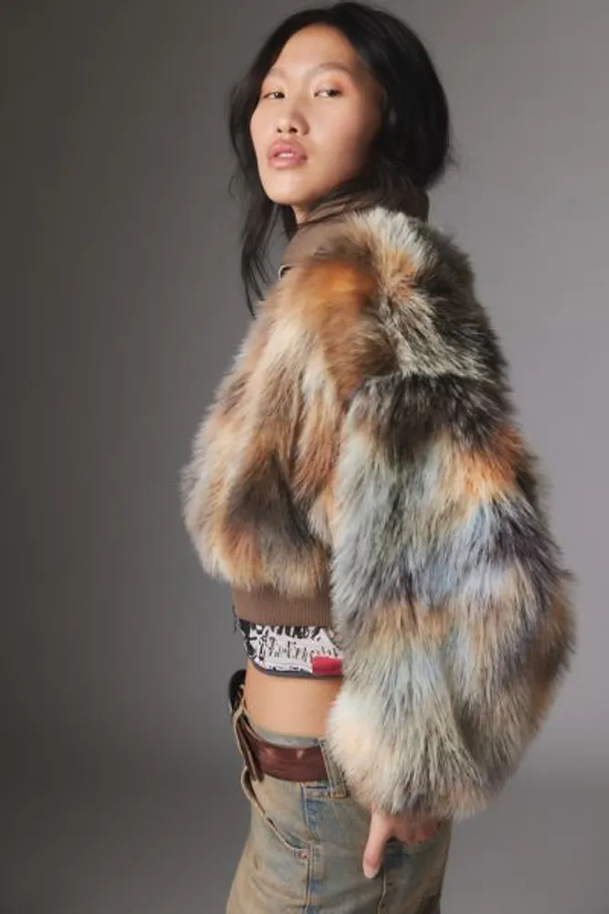 Urban shaggy clearance faux fur coat