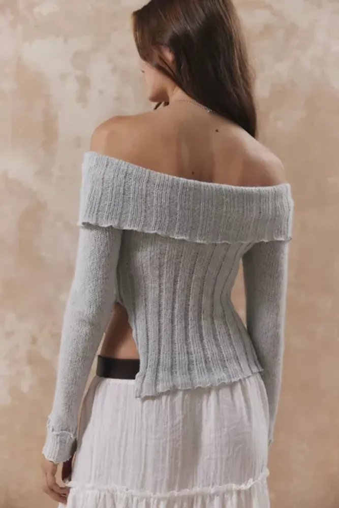 Urban Outfitters Kimchi Blue Fiona Off The Shoulder Sweater Mall