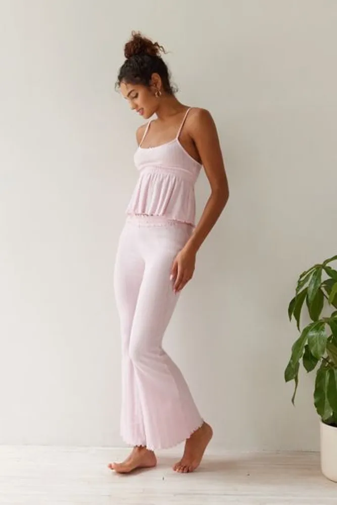 Urban Outfitters Out From Under Sweet Dreams Pointelle Flare Pant