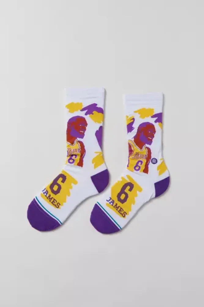 Lebron lakers clearance socks