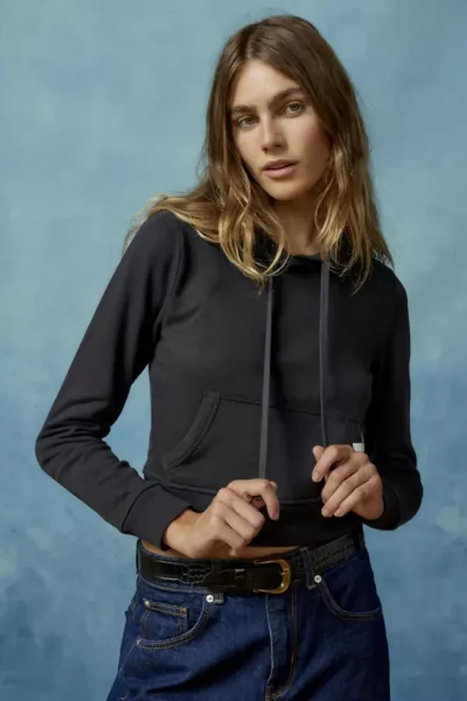 Urban outfitters cropped hoodie hot sale