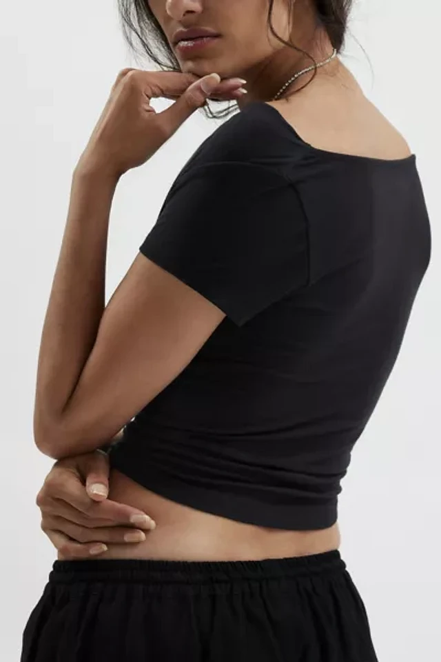 Silence + Noise Nikki Embellished Cowl Neck Halter Top | The