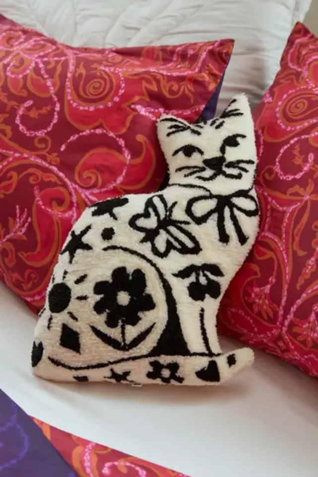 Urban outfitters lucky cat pillow sale