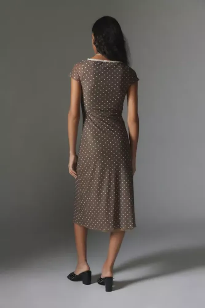 Motel polka outlet dot dress