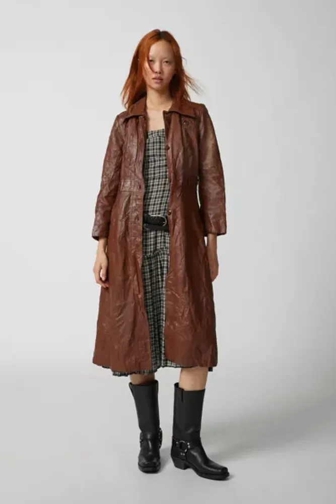 Urban Renewal Vintage Leather Trench Jacket | Square One