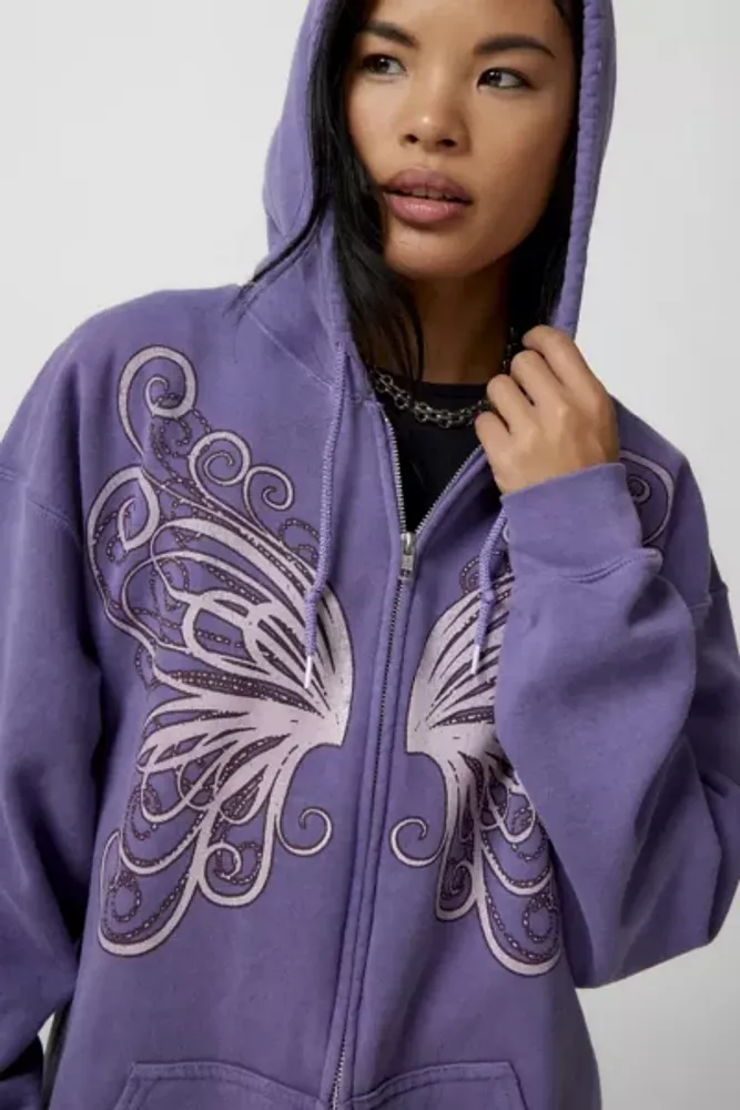 Sweatshirt with wings hot sale on back