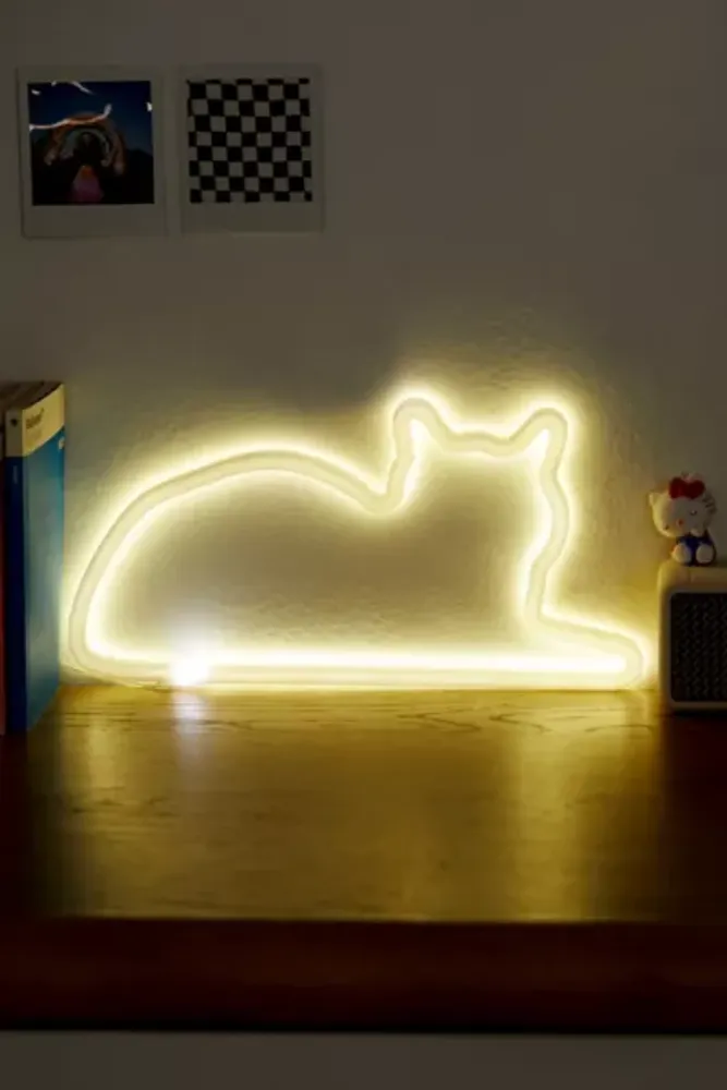 Urban Outfitters Mustard LED Neon Cat Light | Mall of America®