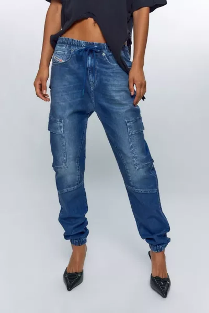 DIESEL>>ディーゼル 2051-D-Ursy ドローストリング ジーンズ レギュラー 2051 D-Ursy Joggjeans® | ミディアムブルー