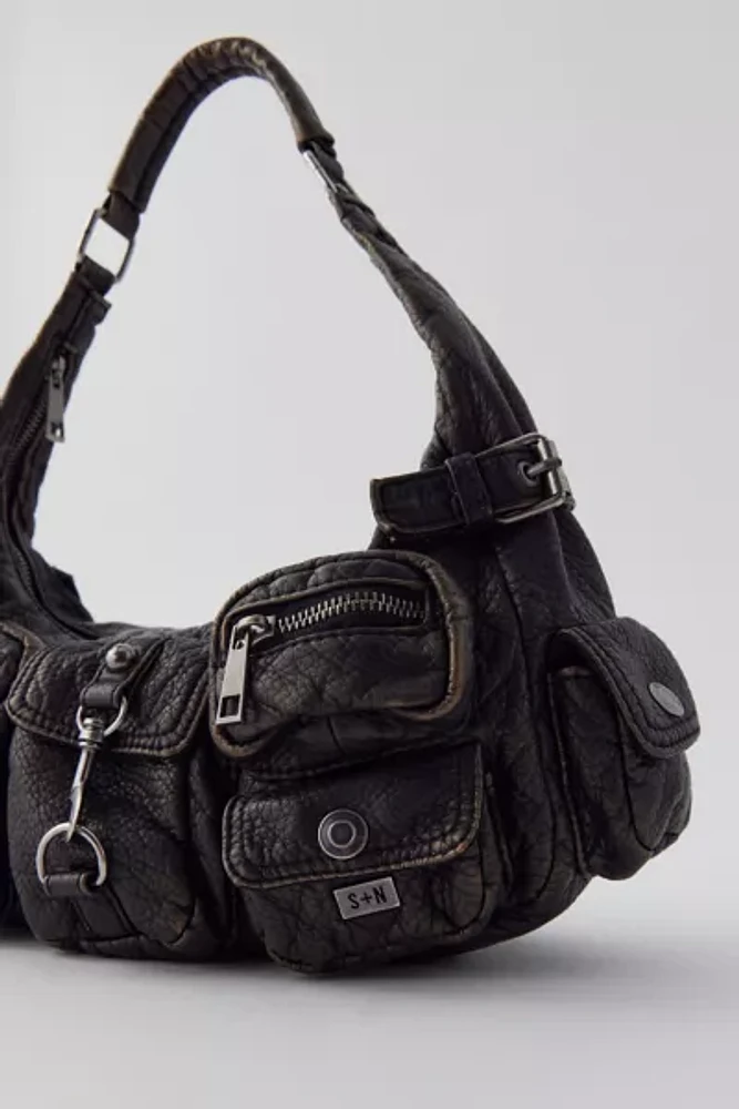 Silence + Noise Emily Washed Faux Leather Shoulder Bag | The Summit