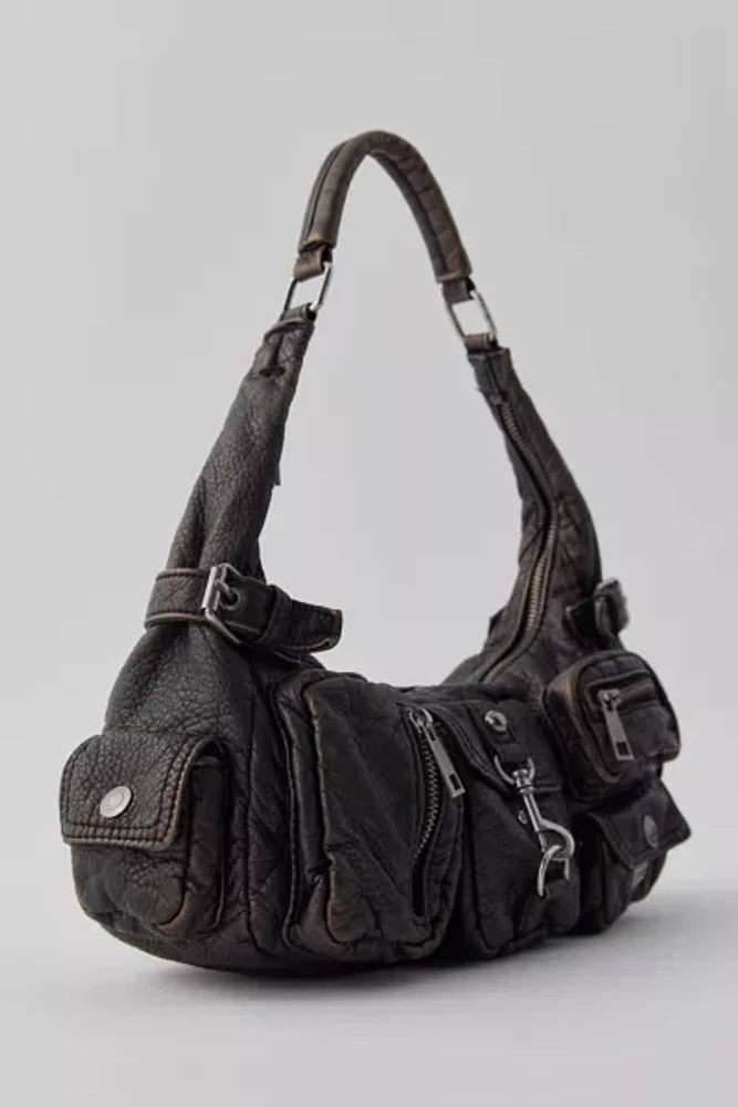 Silence + Noise Emily Washed Faux Leather Shoulder Bag | The Summit