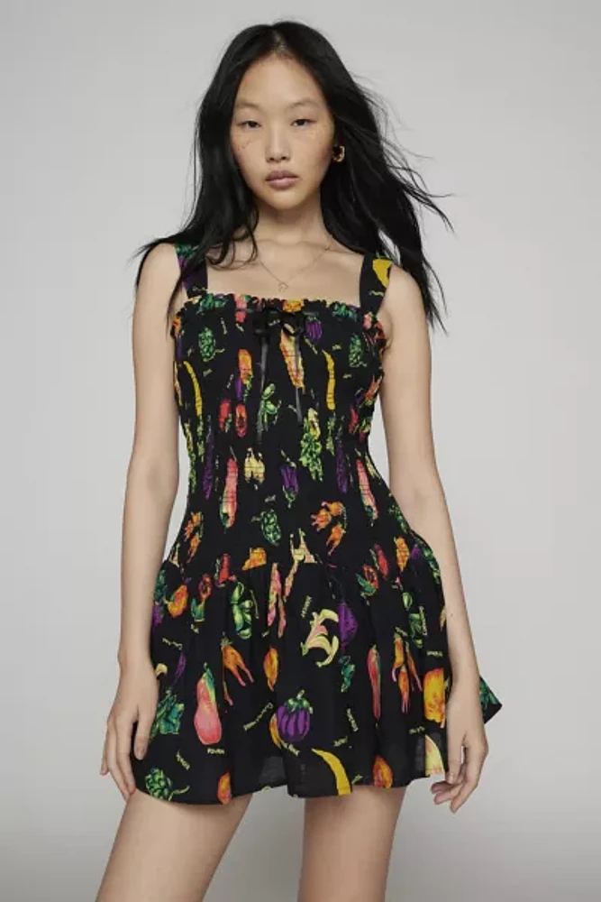 Kimchi blue black floral dress best sale