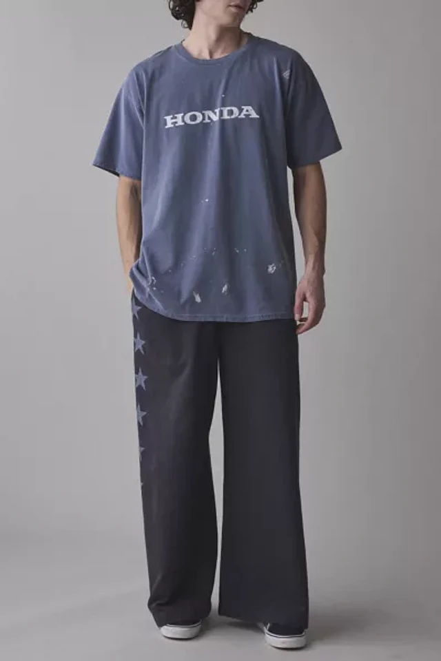 Urban Outfitters Honda Racing Team 98 Paint Splatter Graphic