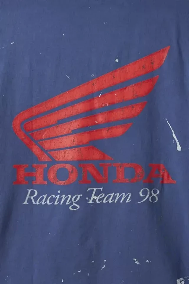 Urban Outfitters Honda Racing Team 98 Paint Splatter Graphic