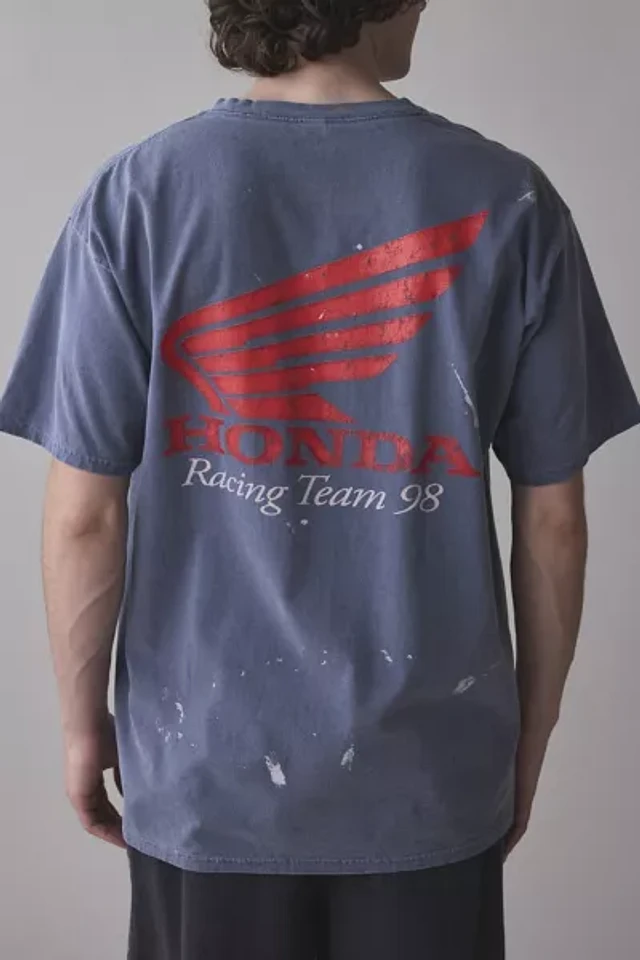 Urban Outfitters Honda Racing Team 98 Paint Splatter Graphic