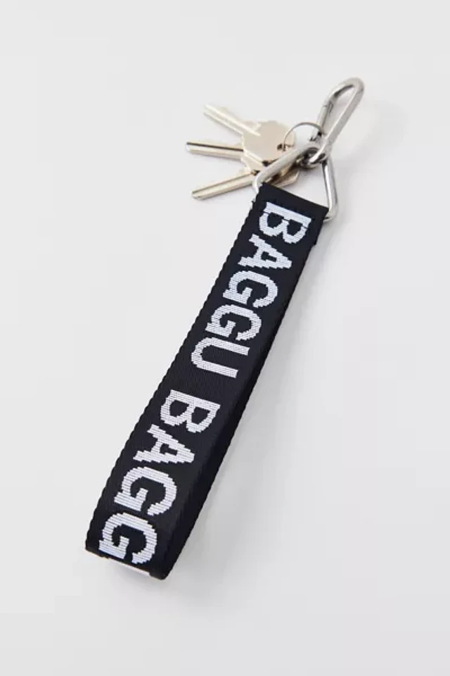 On sale Baggu Black and White Logo Keychain