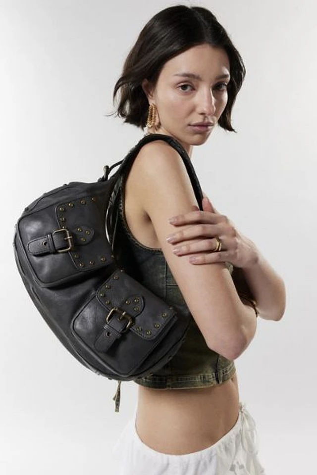 Silence + Noise Leather Crescent Bag | Pacific City