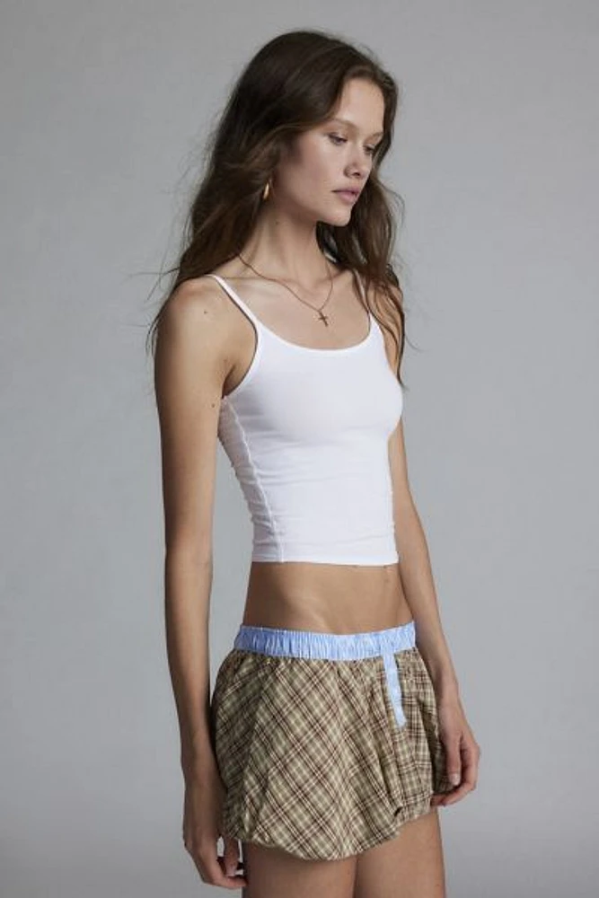 Jaded London Checked Boxer Bubble Skirt | Square One