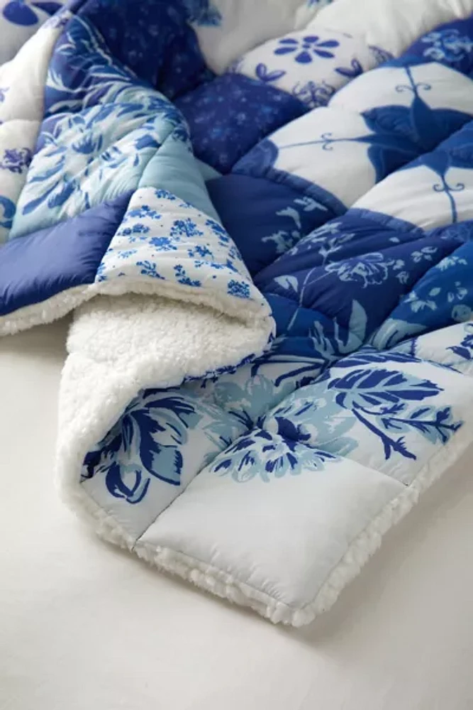 Nylon fleece blanket top