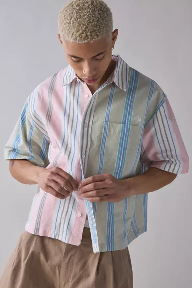 【U LAN】City Boy Stripe Over Cotton Shirt Local Boy Outfitters Edisto Stripe Polo | Palmetto Moon