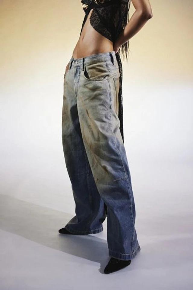 Shop Mud Wash Colossus Jeans | Jaded London | Clothing